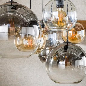 Grote Hanglamp Met Glazen Bollen