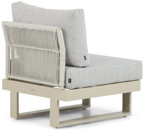 Hoek loungeset 6 personen Aluminium Taupe  Lifestyle Garden Furniture Lorenzo