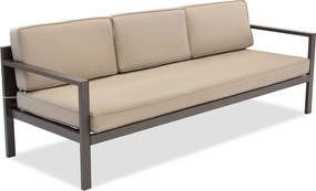 Porto Garden Point driezits tuinbank bruin
