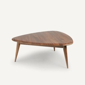 Salontafel in massief notenhout, Théoleine, klein model