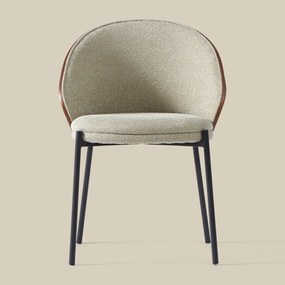 Eetkamerstoel Met Walnoot Rugleuning