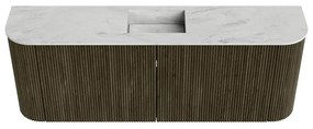 Mondiaz Joya DLux 115cm toiletmeubel ronding links/rechts shadow met wastafel faye midden 1 kraangat opalo