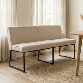 Eetkamerbank Beige 175cm