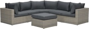 Garden Impressions Carlo loungeset 5-delig XL - vintage willow