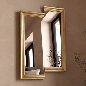 Kare Design Double Vision Design Spiegel Gouden Lijst - 81x121cm