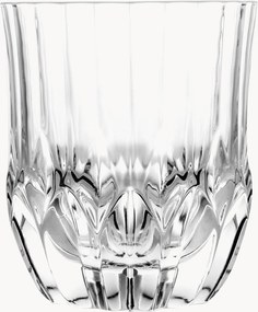 Kristallen tumblers Adagio met reliëfpatroon, 6-delig