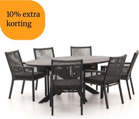 + 10% kassakorting | Diningset Manifesto | 6 personen | Tuinset polywood | 7-delig | Kees Smit Tuinmeubelen