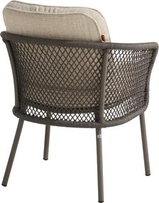 4 Seasons Outdoor Tobego tuinstoel Terre Tuinstoel   bruin weerbestendig