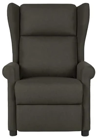 vidaXL Leunstoel stof taupe