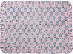 Handgemaakte katoenen placemat Poppy Seed