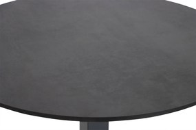 Dining Tuintafel rond 70 cm Aluminium Grijs Talao