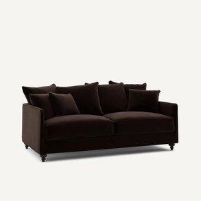 Omvormbare 3-zits fluwelen zetel, Lazare