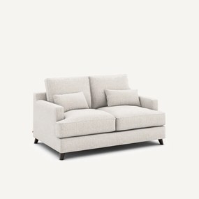 Compacte bank, in gespikkelde canvas, ALWINE