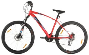 vidaXL Mountainbike 21 versnellingen 29 inch wielen 48 cm frame rood