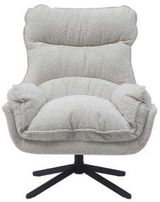 Starfurn Vera Fauteuil Creme Chenille Stof Draaibaar