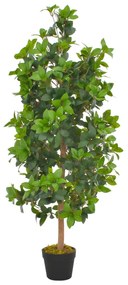 vidaXL Kunstplant met pot laurierboom 120 cm groen