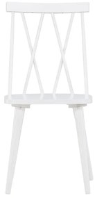 Jörn Eetkamerstoel - Lena - Wit - Rubberhout - Jörn