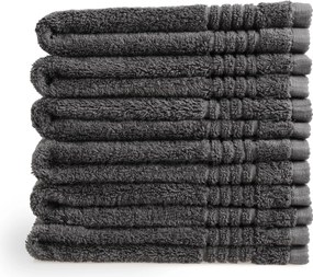 Gastendoek Supreme Collectie - 6 stuks - 30x50 - antraciet