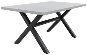 Verona betonlook tuintafel 160 x 90 cm. - Black OP=OP