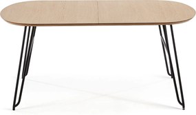 Kave Home Uitschuifbare Ovale Eettafel 'Novac' 170 - 320 x 100cm
