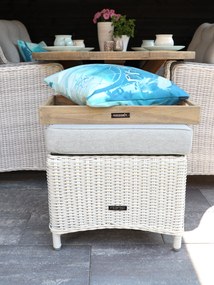Intenso Milano bijzettafel/voetenbank 53x53x37cm