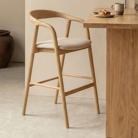Barkruk Hout Wabi Sabi Stijl Naturel