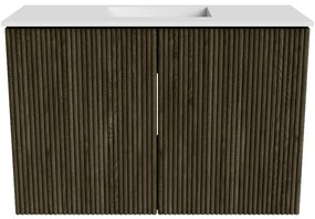 Mondiaz Joya 60cm toiletmeubel shadow met wastafel faye midden 1 kraangat talc