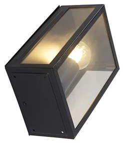 Smart buiten wandlamp zwart 25,5 incl. WiFi A60 IP44 - Rotterdam