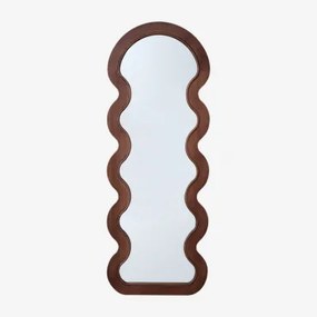 Wandspiegel 60x160 Cm Van Dennenhout Landoi Donker Hout - Sklum