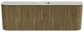 Mondiaz Joya DLux 125cm toiletmeubel ronding links/rechts dusk met wastafel faye midden zonder kraangat glace