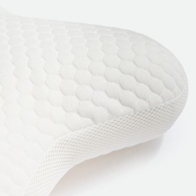 Ergonomisch hoofdkussen in klavervorm