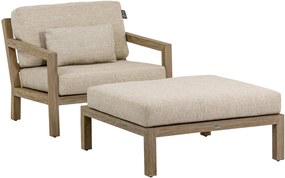 Goossens Loungeset Olive bruin, buitenstof,