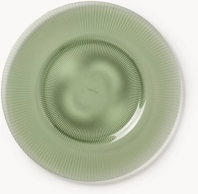 Geribbelde dinerborden Effie, 4-delig