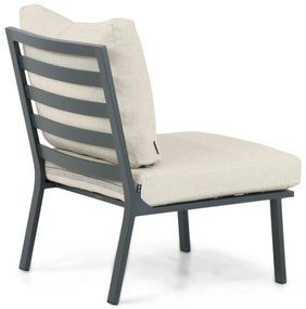 Hoek loungeset 6 personen Aluminium/Polywood (grey teakfinish) Grijs  Lifestyle Garden Furniture Santiago