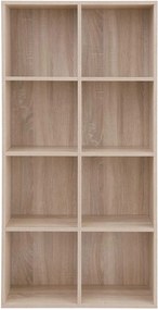 Nancy's Boekenkast Met 8 vakken - Planken Van Hout - Vrijstaande Kast – Opberger Voor Kantoor Of Thuis – Houten Kast