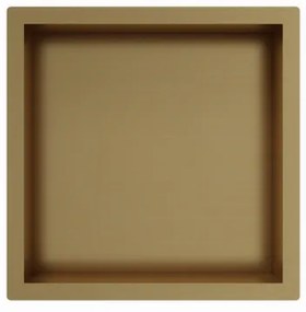 Fortifura Galeria Inbouwnis - 30x30x7cm - Geborsteld Messing PVD (Goud)