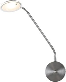 Moderne wandlamp staal incl. LED - Eva