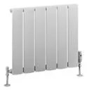 Eastbrook Malmesbury radiator 55x50cm aluminium 500W wit mat