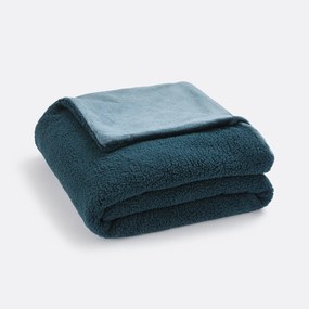 Plaid in fleece en sherpa, Maxine