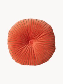 Handgemaakte rond katoenen kussen Ripple