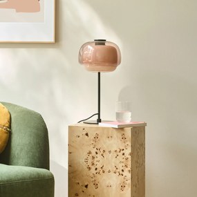 Tafellamp van gekleurd glas, KINOKO