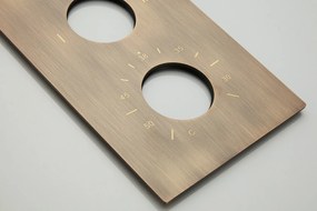 Saniclear Antique complete inbouw thermostaat rechthoekig verouderd messing