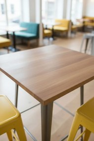 Hoge Torix Tafel Natuurlijk Hout 60 cm