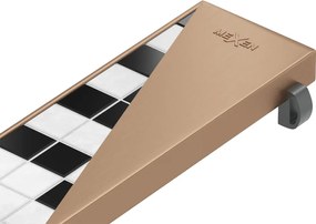 Mexen Flat M13 afdekplaat 2-in-1 voor lijnafvoer 70 cm, geborsteld koper - 1C19070