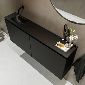 Mondiaz Ture 120cm toiletmeubel urban met wastafel urban links geen kraangat