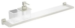 Crosswater Rotar Planchet - 60cm - zeepdispenser - beker - RVS RT001V