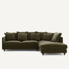 Fluwelen hoekslaapbank, Lazare