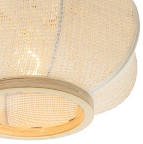 Oosterse plafondlamp naturel - RobOosters E27 Scandinavisch Bohemian rond Binnenverlichting Lamp