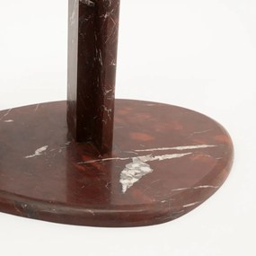Organische Bijzettafel Marmer - 46 X 35cm.