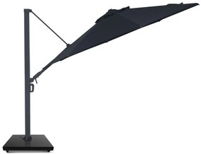 Zweefparasol  3.5m S2 Excellent (incl. voet + hoes) Grijs-antraciet Camello Luna